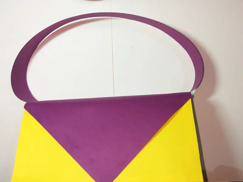 How to make a paper handbag (step by step)