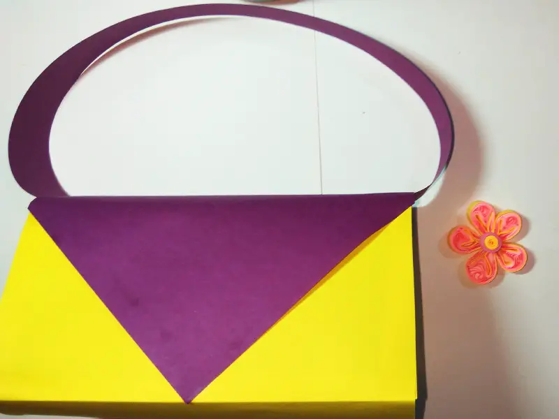 How to make a paper handbag (step by step)