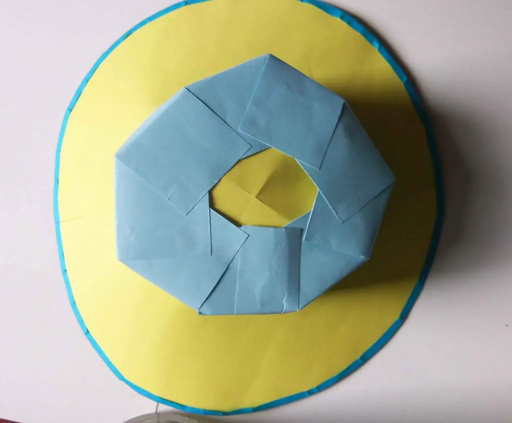 How to make paper sun hat? (Step by step)