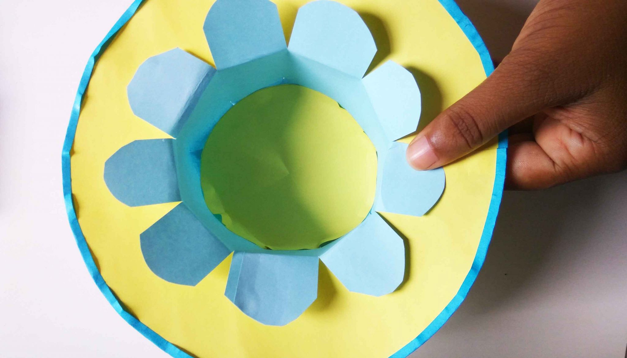 How to make paper sun hat? (Step by step) Paper craft world