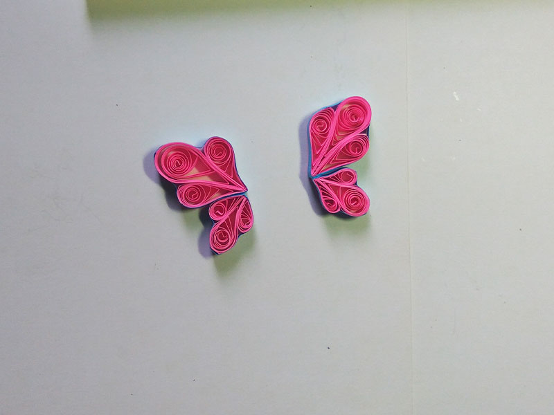 How to make paper quilling butterfly (step by step)