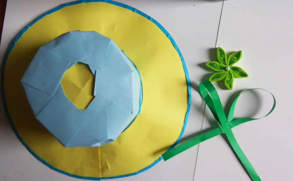 How to make paper sun hat? (Step by step)