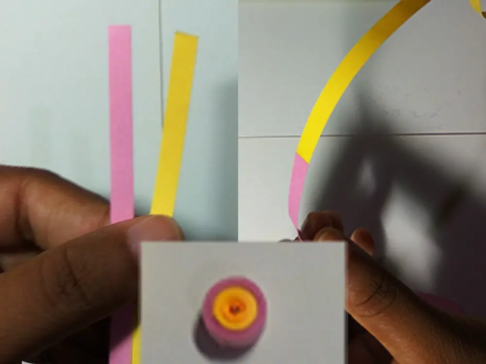 How to make flower using paper quilling