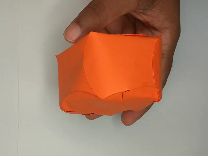 How to make Halloween pumpkin with paper