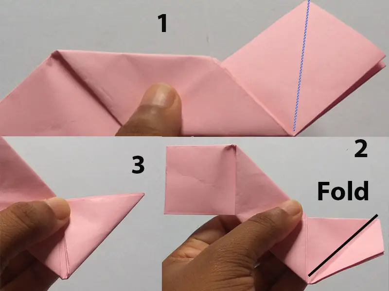 how to make a ninja star with 1 paper