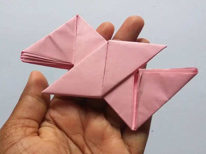 how to make a ninja star with 1 paper