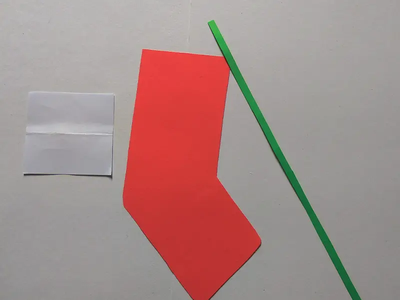 How to make paper Christmas stockings