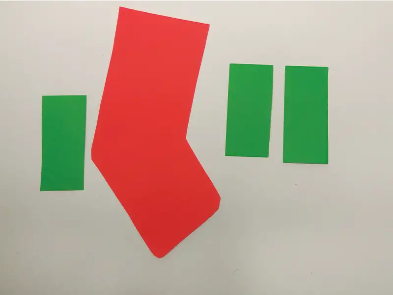 How to make paper Christmas stockings