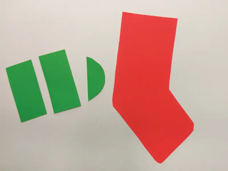 How to make paper Christmas stockings