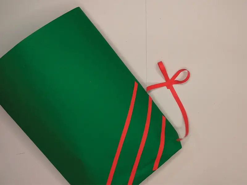 How to make a Christmas paper bag