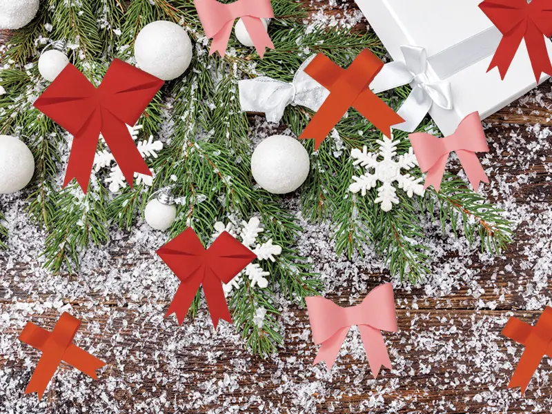 How to make Christmas tree bows