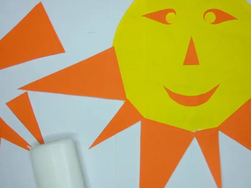 How to make Sun with cardboard